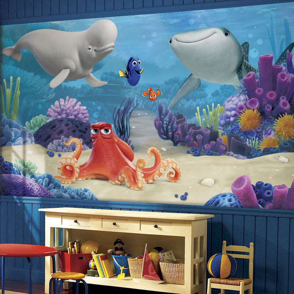 RoomMates Adesivi Murali Finding Dory - Disney, Rimovibili E Riutilizzabili Per Cameretta E Soggiorno - copertina