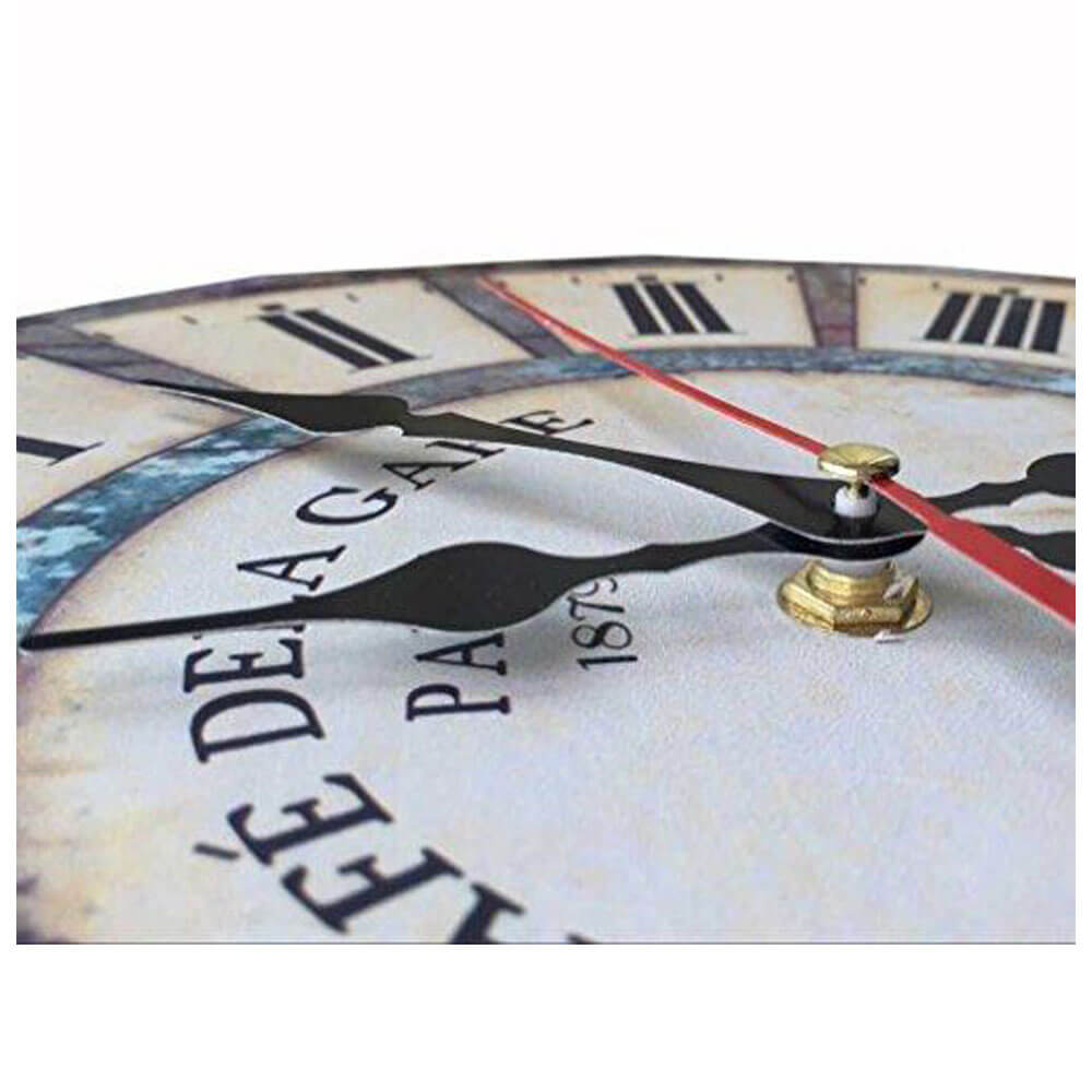 14" Vintage Tuscan Silent Wall Clock Face2