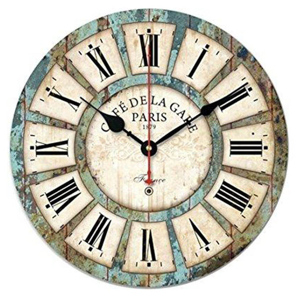 14" Vintage Tuscan Silent Wall Clock