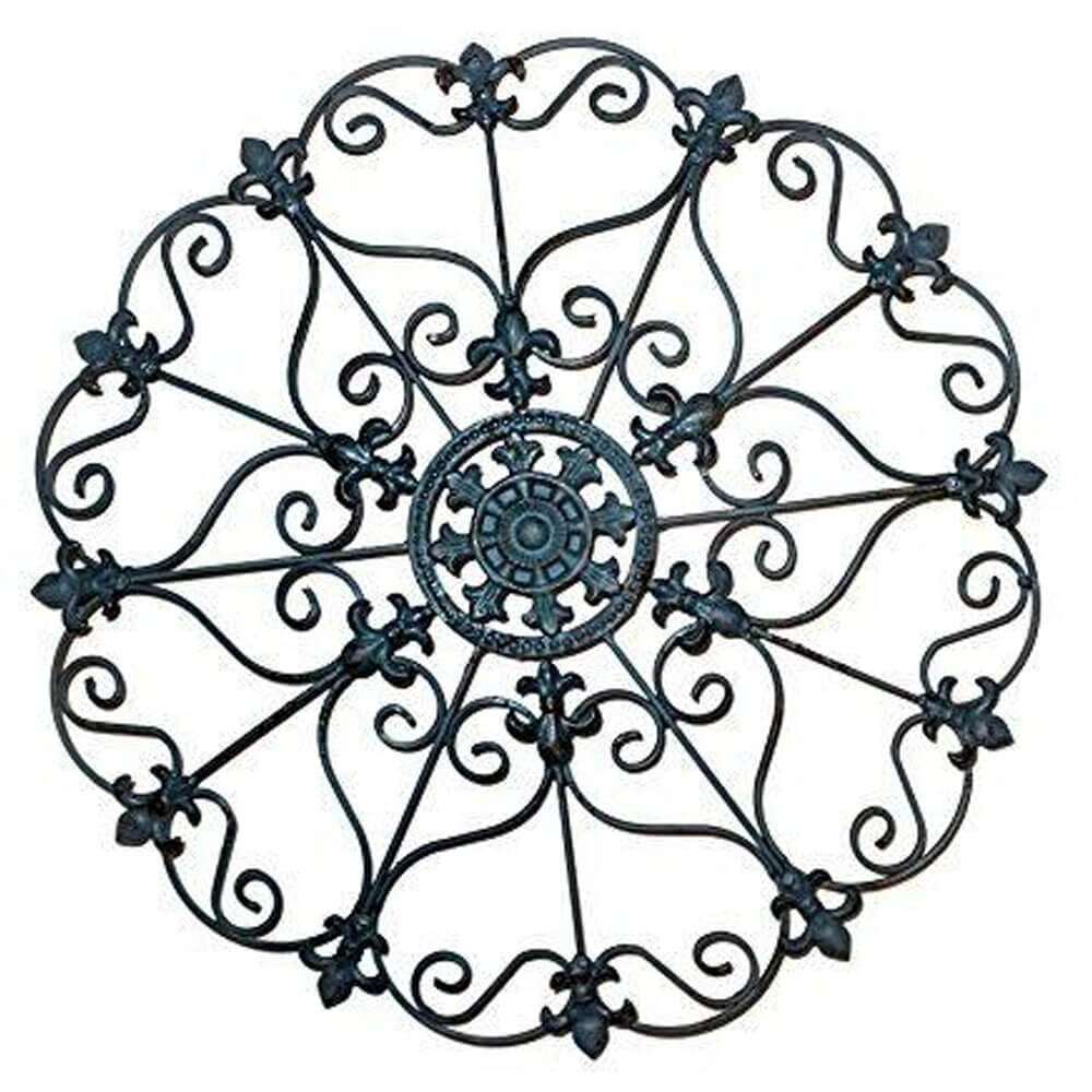 16 Inch Iron Wall Medallion