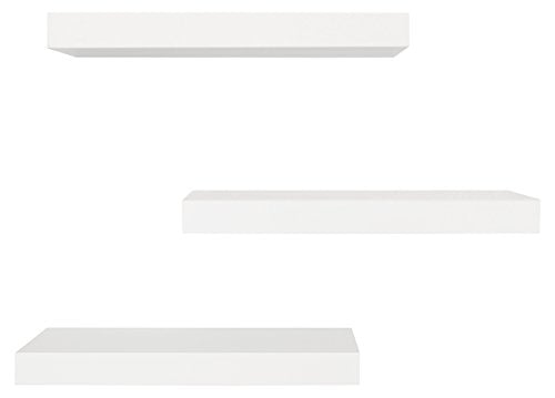 Kiera Grace 16" Maine Wall Shelf White