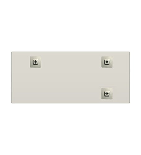 Rectangle Beveled Polished Frameless Wall Mirror with Hooks (5 sizes) Back