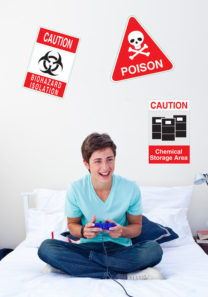 Sign Multi-Pack III Wall Decals Installed