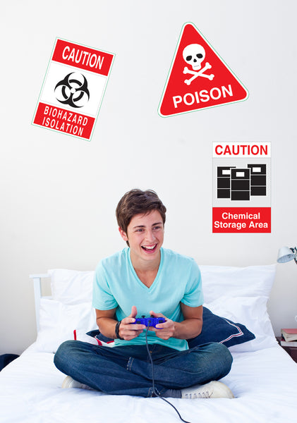 Sign Multi-Pack III Wall Decals Installed