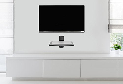 Mount-It! Wall Mounted Shelf Bracket Stand Installed