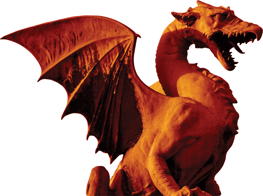 Dragon Wall Decal Cutout