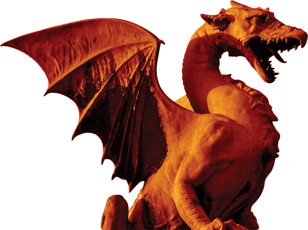 Dragon Wall Decal Cutout