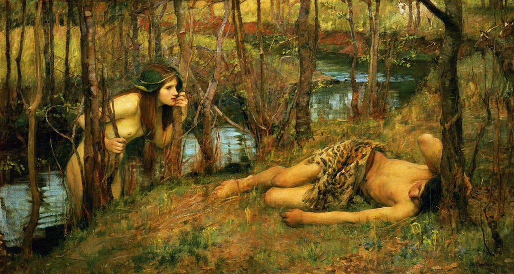 Waterhouse "The Naiad" (1893) Glossy Poster