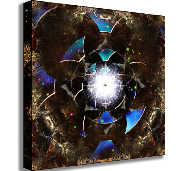 Xzendor7 "Eye of Eternity Within the Sphere of Light" Canvas Printed