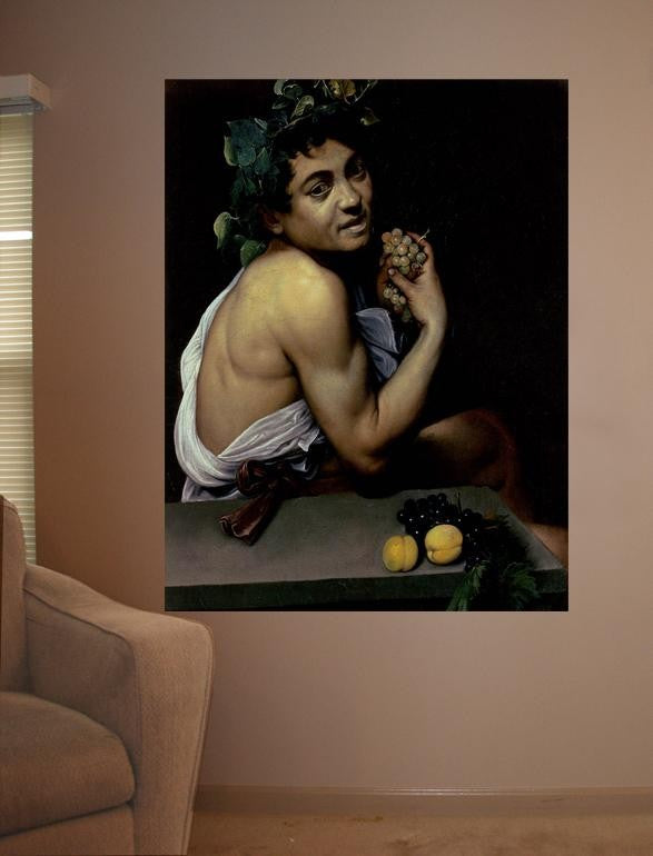 Caravaggio "The Sick Bacchus" (1591) Glossy Poster