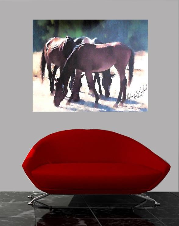 Tymeless Wonders Mustangs - II Wall Decal