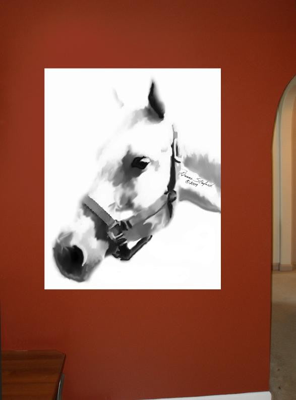 Tymeless Wonders Horse - II Glossy Poster