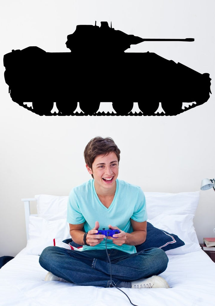 Haynes Military Tank III Silhouette Wall Decal Cutout