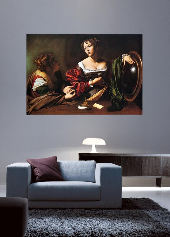 Caravaggio "Martha & Mary Magdalene" (1595) Wall Decal
