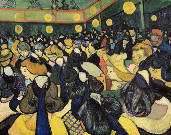 van Gogh "The Dance Hall at Arles" (1888) Wall Decal