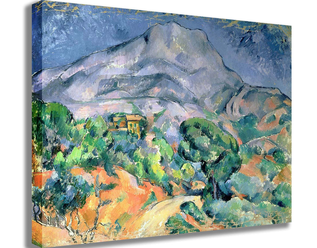 Cezanne "Mont Sainte-Victoire" (1900) Canvas Printed