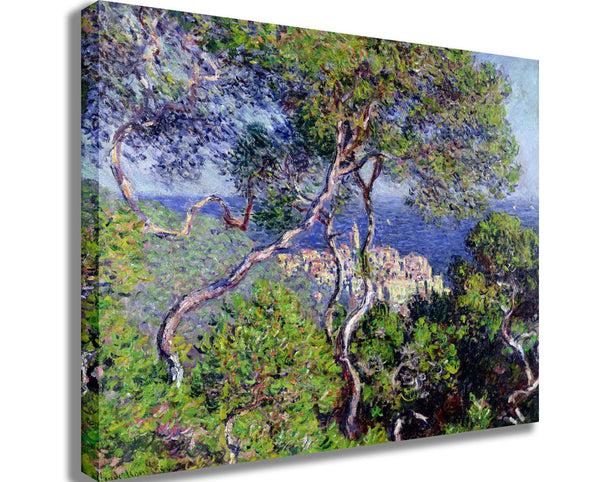 Monet "Bordighera" (1884) Canvas Printed