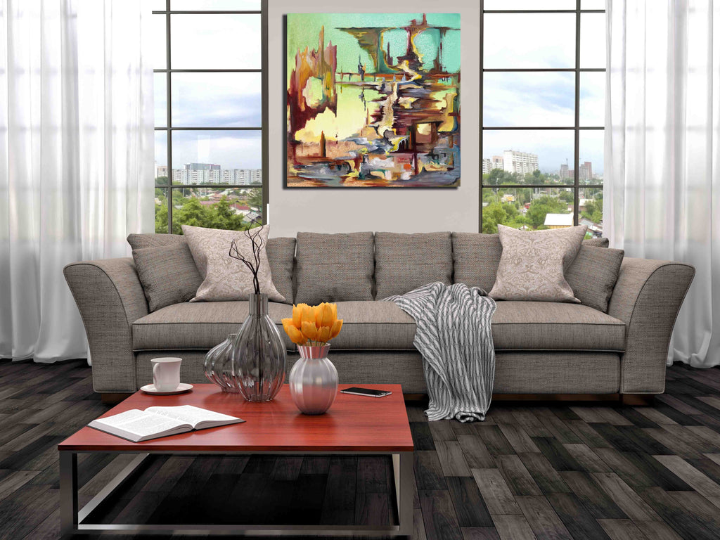 Yosi Amir XXXVII Canvas Installed