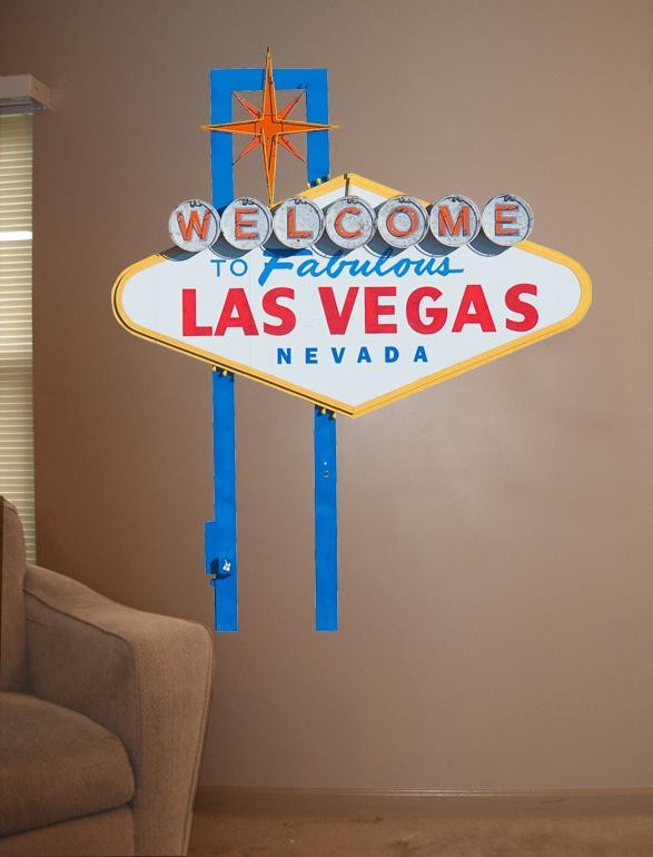 Searchlight GP Vegas Wall Decal Cutout