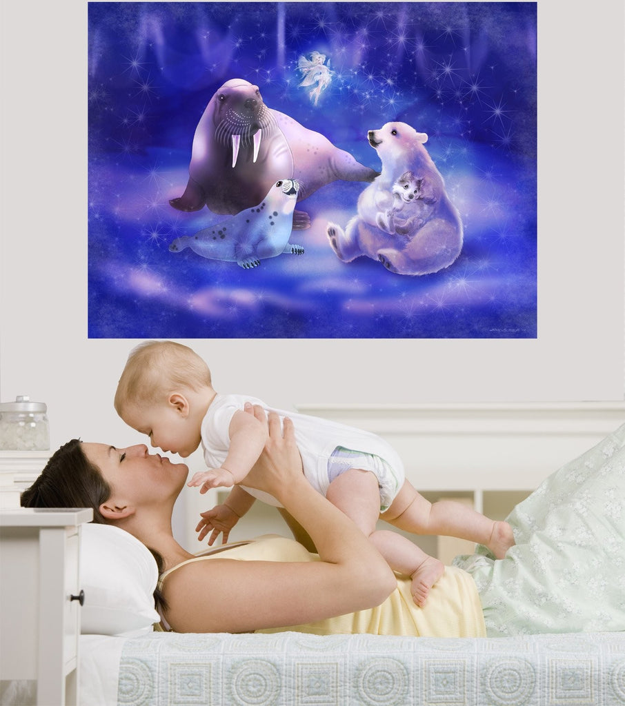 Murals2Go "Peace On Earth" Glossy Poster