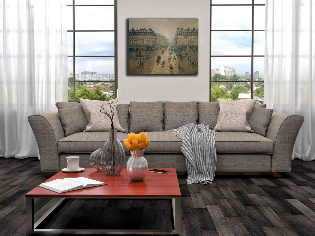 Pissaro "Avenue de L'Opera" (1898) Canvas Installed