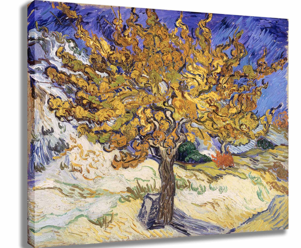 van Gogh "Mulberry Tree" (1889) Canvas Printed