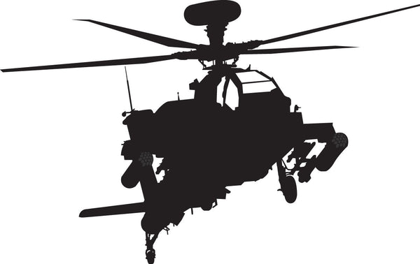 Haynes Silhouette Helicopter XIII Wall Decal Cutout