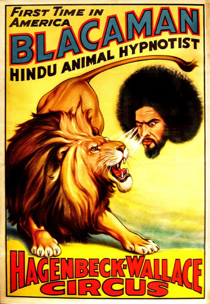 Buell "Hagenbeck Wallace" Blacaman Glossy Poster