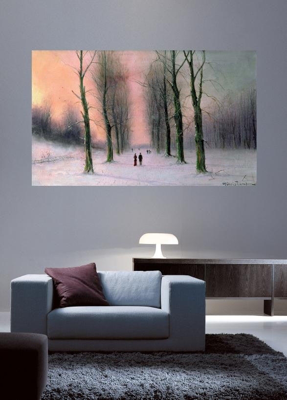 Christiansen "Snow Scene - Wanstead Park" (19th) Wall Decal