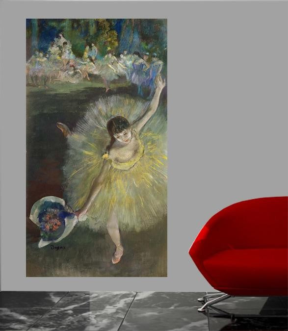 Degas "End of an Arabesque" (1877) Wall Decal