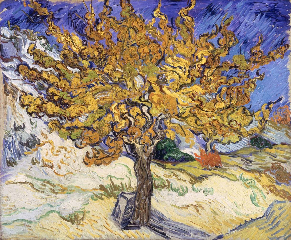van Gogh "Mulberry Tree" (1889) Glossy Poster
