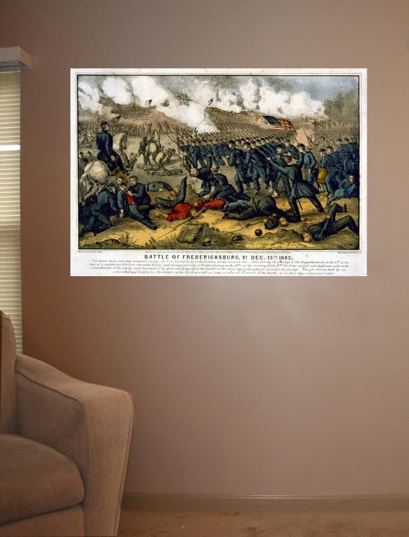 Buell "Battle of Fredericksburg" Glossy Poster