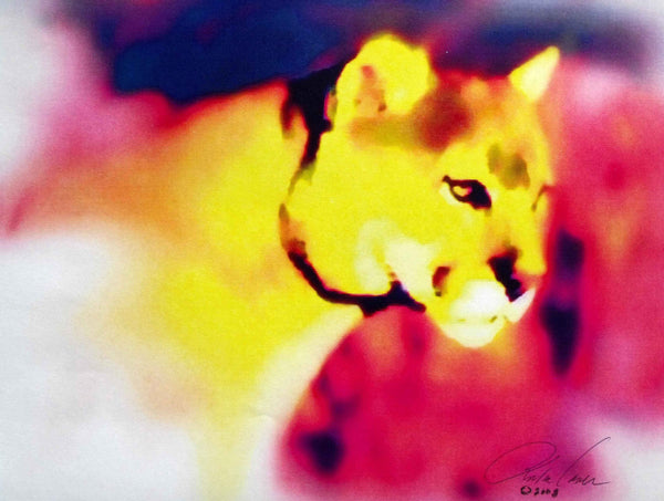 Tymeless Wonders Cougar Glossy Poster