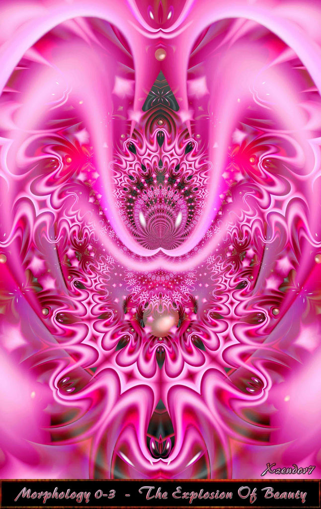 Xzendor7 "Explosion of Beauty" Glossy Poster