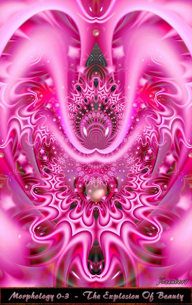 Xzendor7 "Explosion of Beauty" Glossy Poster