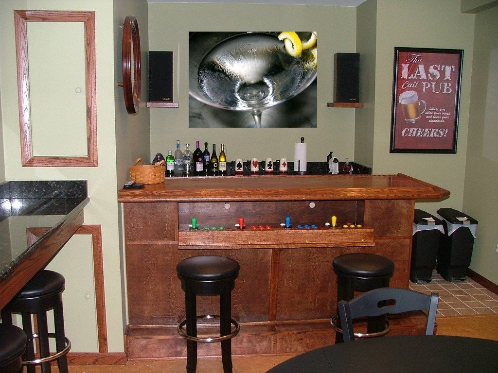 Kraft Martini with A Twist Wall Decal