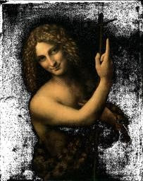 Da Vinci "St. John the Baptist" (1513) Wall Decal