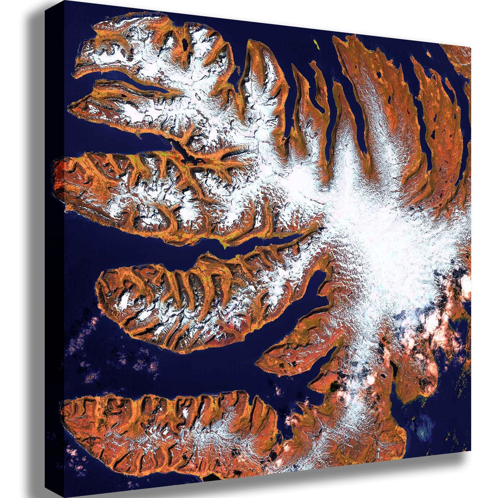 Buell Fjords Canvas Printed