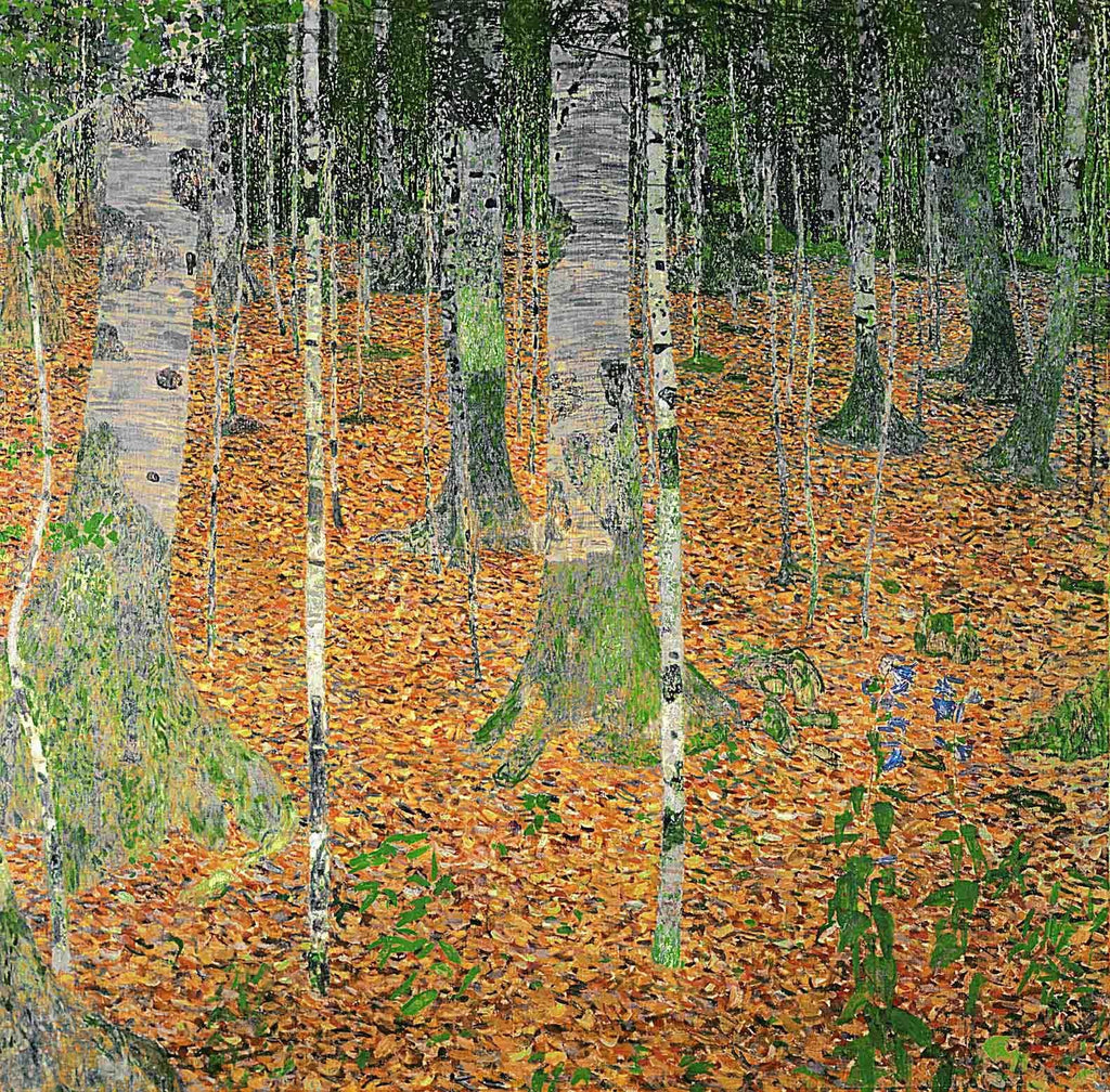Klimt "The Birch Wood" (1903) Glossy Poster