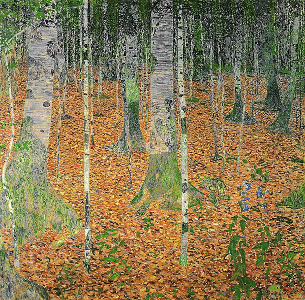 Klimt "The Birch Wood" (1903) Glossy Poster