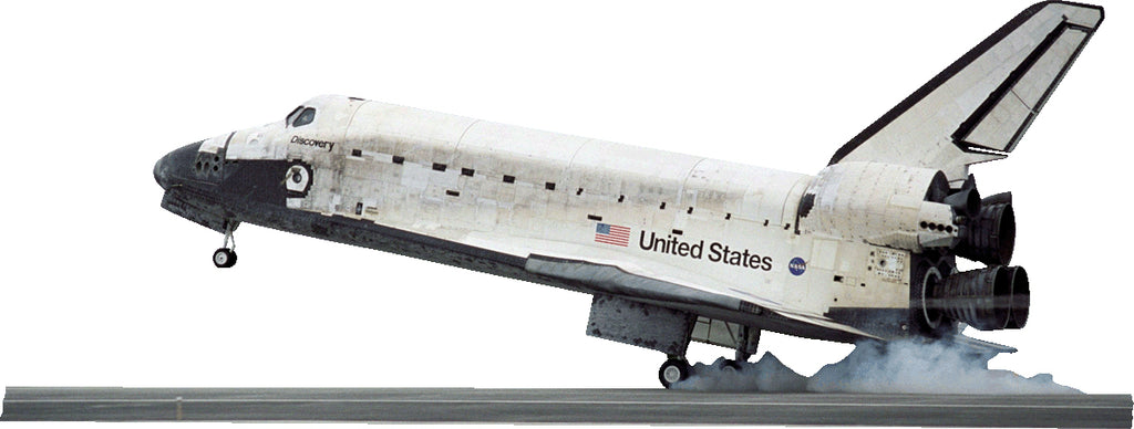 Shuttle Discovery Landing Wall Decal Cutout