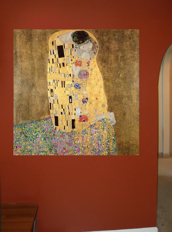 Klimt "The Kiss" (1907) Wall Decal