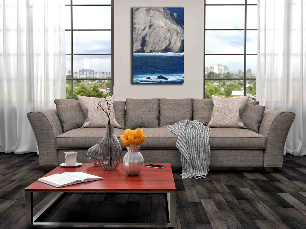 Howard "Solitude Rock II" Canvas Installed