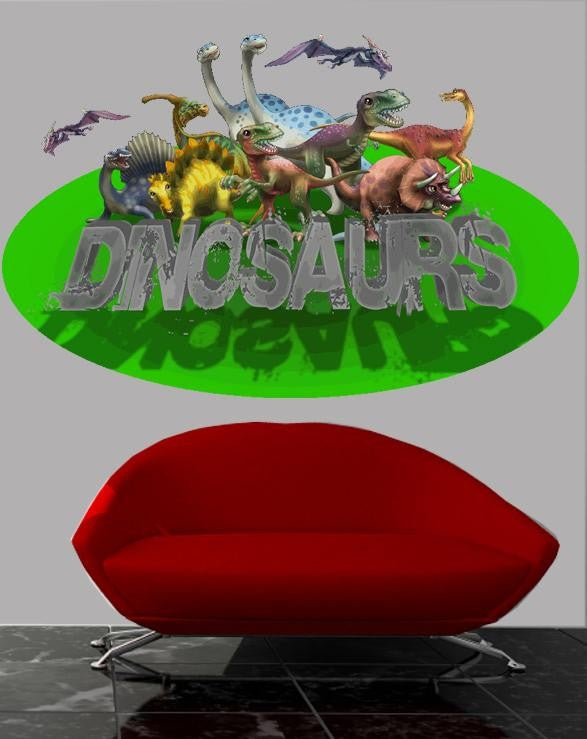 Murals2Go Dinosaur Wall Decal Mural
