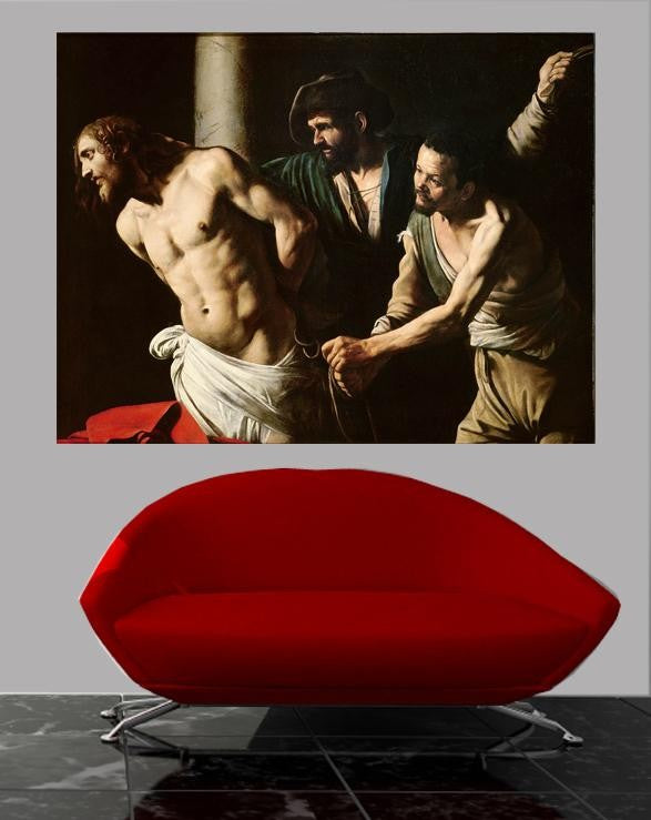Caravaggio "The Flagellation of Christ" (1605) Glossy Poster