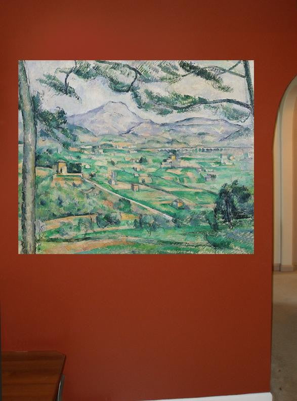 Cezanne "Montagne Sainte-Victoire" (19th) Glossy Poster