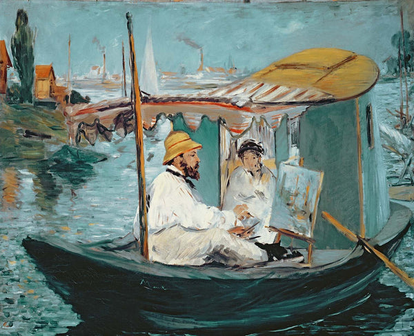 Manet "Manet in His Floating Studio" (1874) Wall Decal