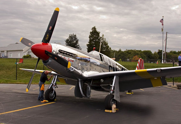 Kellstrand P51 Mustang Glossy Poster