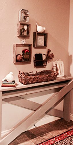 BarnwoodUSA Rustic Open Box Shelves (Set of 3) Installed2