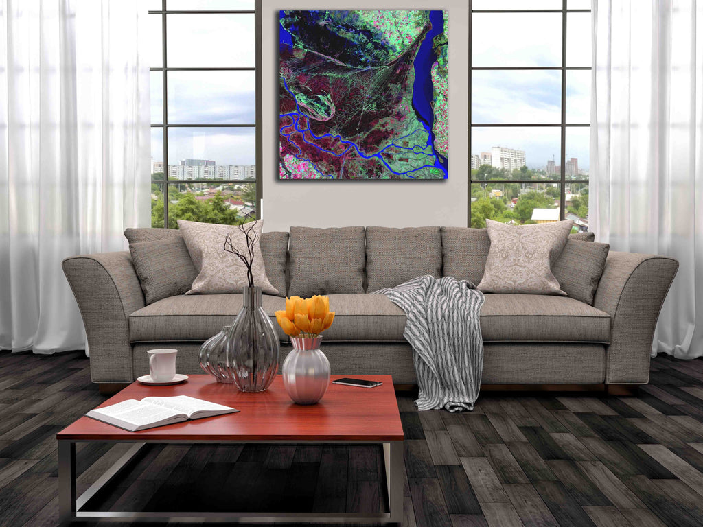 Buell Parana River Delta Canvas Installed